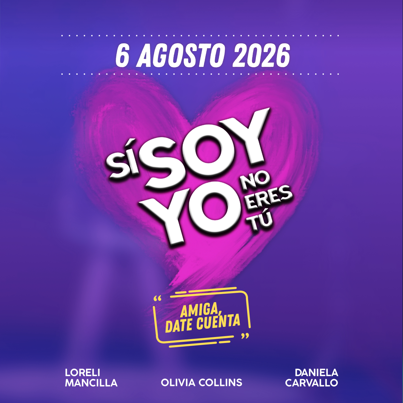 06/Ago «Sí soy yo, no eres tú»