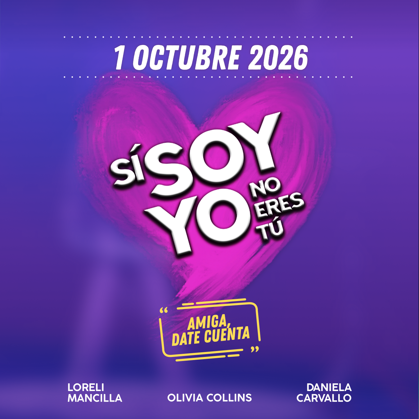 01/Oct «Sí soy yo, no eres tú»